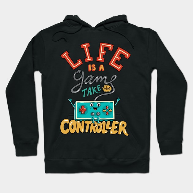Life is a game Hoodie by coffeeman